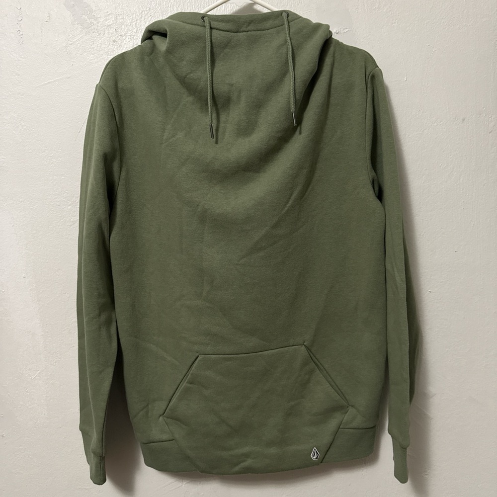 Volcom Walk On By Funnel Neck Hoodie Women’s - Size Small - Color Green NWT